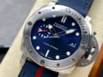 VS Factory Panerai Submersible Quarantaquattro Luna Rossa PAM 01391 44mm Steel Rubber Strap Dial - Image 3