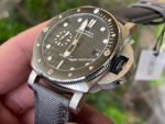VS Factory Panerai Submersible Quarantaquattro PAM 01288 44mm Steel Canvas Strap Grey Dial - Image 7