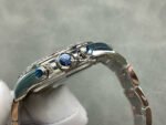 VS Factory Rolex Daytona 126506-0002 40mm Full Platinum Ice Blue Diamond Baguette Dial - Image 6