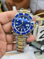 VS Factory Rolex Submariner Date 116613LB 40mm Half Yellow Gold Blue Dial - Image 3