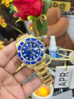 VS Factory Rolex Submariner Date 116618LB 40mm Full Yellow Gold Blue Dial - Image 4