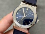 WWF Factory Hublot Classic Fusion Blue 542.NX.7170.LR 42mm Titanium Silicon Strap Blue Dial - Image 3