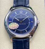 MKS Factory Vacheron Constantin Fiftysix 4600E/000A-B487 40mm Steel Leather Strap Arabic Numerals Blue Dial