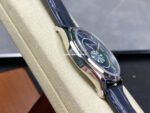MKS Factory Vacheron Constantin Fiftysix 4600E/000A-B487 40mm Steel Leather Strap Arabic Numerals Blue Dial - Image 5