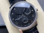 KM Factory Vacheron Constantin Patrimony 47200/000G-9019 White Gold Diamond Bezel Black Dial - Image 2