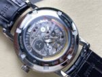 KM Factory Vacheron Constantin Patrimony 47200/000G-9019 White Gold Diamond Bezel Black Dial - Image 7