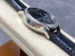 KM Factory Vacheron Constantin Patrimony 47200/000G-9019 White Gold Diamond Bezel Black Dial - Image 5