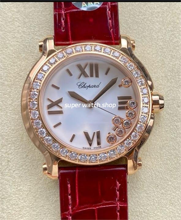 YF-Factory-Chopard-Happy-Sport-277473-5002-36mm-Rose-Gold-Leather-Strap-Roman-Numerals-White-Dial-7.jpg YF Factory Chopard Happy Sport 277473-5002 36mm Rose Gold Leather Strap Roman Numerals White Dial - Image 1