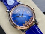 YF Factory Chopard Happy Sport 278578-6003 36mm Steel Leather Strap Roman Numerals Blue Dial - Image 2