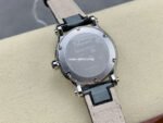 YF Factory Chopard Happy Sport 278590-3001 30mm Steel Black Leather Strap Roman Numerals White Dial - Image 7