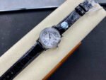 YF Factory Chopard Happy Sport 278590-3001 30mm Steel Black Leather Strap Roman Numerals White Dial - Image 4
