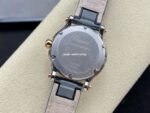 YF Factory Chopard Happy Sport 278590-6001 30mm Rose Gold Bezel Steel Blue Leather Strap Roman Numerals White Dial - Image 7