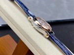 YF Factory Chopard Happy Sport 278590-6001 30mm Rose Gold Bezel Steel Blue Leather Strap Roman Numerals White Dial - Image 5