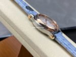YF Factory Chopard Happy Sport 278590-6001 30mm Rose Gold Bezel Steel Sky Blue Leather Strap Roman Numerals White Dial - Image 5