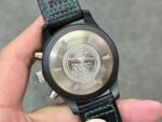 YL Factory IWC Pilot IW389005 44.5mm Ceramic Textile Strap Arabic Numerals Black Dial - Image 7