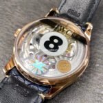 YL Factory IWC Portuguese IW500713 42.3mm Rose Gold Leather Strap Rose Gold Arabic Number Blue Dial - Image 7