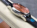 YMS Factory Omega De Ville Prestige 434.13.41.21.10.001 41mm Steel Leather Strap Roman Numerals Pink Dial - Image 5