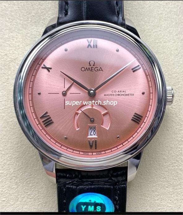 YMS-Factory-Omega-De-Ville-Prestige-434.13.41.21.10.001-41mm-Steel-Leather-Strap-Roman-Numerals-Pink-D-8.jpg YMS Factory Omega De Ville Prestige 434.13.41.21.10.001 41mm Steel Leather Strap Roman Numerals Pink Dial - Image 1