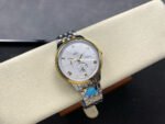 YMS Factory Omega De Ville Prestige 434.20.41.21.02.001 41mm Yellow Gold Steel Roman Numerals Silver Dial - Image 4