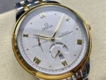 YMS Factory Omega De Ville Prestige 434.20.41.21.02.001 41mm Yellow Gold Steel Roman Numerals Silver Dial - Image 2