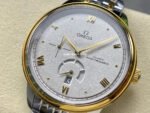 YMS Factory Omega De Ville Prestige 434.20.41.21.02.001 41mm Yellow Gold Steel Roman Numerals Silver Dial - Image 3