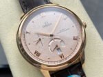 YMS Factory Omega De Ville Prestige 434.23.41.21.09.001 41mm Yellow Gold Leather Strap Roman Numerals Champagne Dial - Image 2