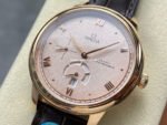 YMS Factory Omega De Ville Prestige 434.23.41.21.09.001 41mm Yellow Gold Leather Strap Roman Numerals Champagne Dial - Image 3