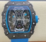 YS Factory Richard Mille RM 53-01 43mm Carbon Fiber Canvas Rubber Strap Skeletonized Black Dial