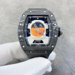 YS Factory Richard Mille RM52-05 43mm Carbon Fiber Black Rubber Strap Skeletonized Dial