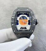 YS Factory Richard Mille RM52-05 43mm Carbon Fiber Black Rubber Strap Skeletonized Dial