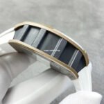 YS Factory Richard Mille RM52-05 43mm Carbon Fiber White Rubber Strap Skeletonized Dial - Image 5