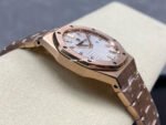 ZF Factory Audemars Piguet Royal Oak Lady 33mm Full Rose Gold Silver Dial - Image 5