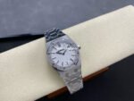 ZF Factory Audemars Piguet Royal Oak Lady 67651ST.ZZ.1261ST.01 33mm Diamond Bezel Full Steel Silver Dial - Image 4