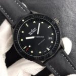 ZF Factory Blancpain Fifty Fathoms Bathyscaphe 5000-0130-B52A 43mm Ceramic Textile Strap Black Dial - Image 3