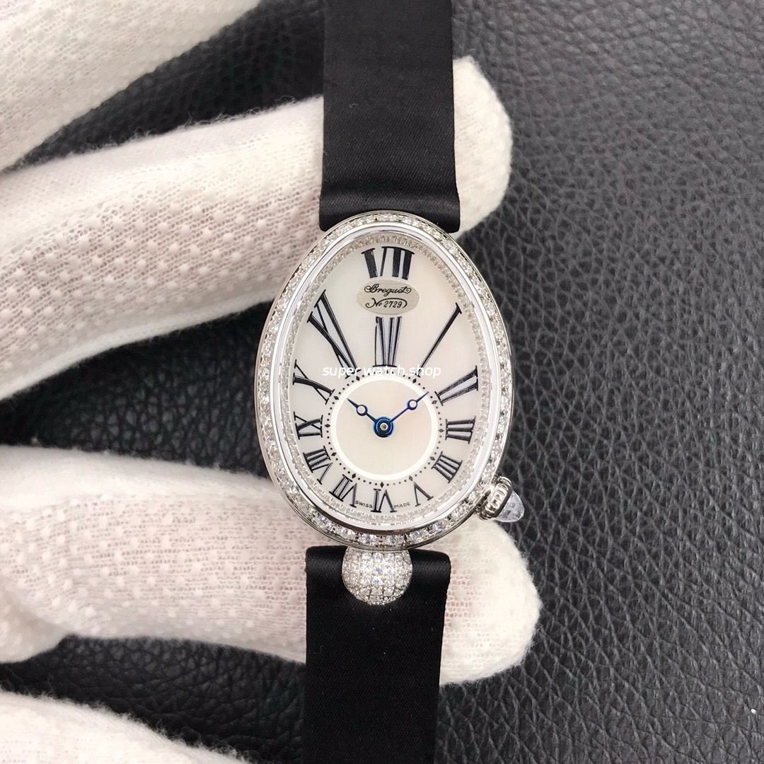 ZF-Factory-Breguet-Reine-de-Naples-8928BB51944.DD0D-33-x-24.95mm-Steel-Leather-Strap-R-7.jpg ZF Factory Breguet Reine de Naples 8928BB51944.DD0D 33 x 24.95mm Steel Leather Strap Roman Numerals Mother Of Pearl Dial - Image 1