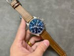 ZF Factory IWC Pilot Chronograph Le Petit Prince IW377714 43mm Steel Leather Strap Blue Arabic Numerals Dial - Image 4