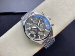 ZF Factory IWC Pilot Spitfire Chronograph IW377719 43mm Full Steel Arabic Numerals Grey Dial - Image 4
