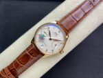 ZF Factory IWC Portuguese Automatic IW500701 42mm Rose Gold Leather Strap Arabic Numerals Silver Dial - Image 4