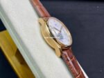 ZF Factory IWC Portuguese Automatic IW500701 42mm Rose Gold Leather Strap Arabic Numerals Silver Dial - Image 5