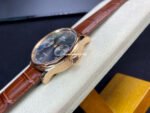 ZF Factory IWC Portuguese Automatic IW500702 42mm Rose Gold Leather Strap Arabic Numerals Grey Dial - Image 6