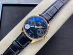 ZF Factory IWC Portuguese Automatic IW500713 42mm Rose Gold Leather Strap Arabic Numerals Blue Dial - Image 4