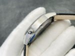 ZF Factory Jaeger-LeCoultre Master Geographic Q1428421 39mm Steel Leather Strap Silver Dial - Image 5