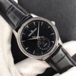 ZF Factory Jaeger-LeCoultre Master Ultra Thin Moon Q1368470 39mm Steel Leather Strap Black Dial - Image 3