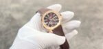 ZF Factory Patek Philippe Aquanaut 5164R-001 40.8mm Rose Gold Rubber Strap Brown Dial - Image 4