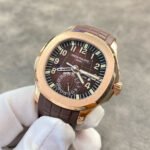 ZF Factory Patek Philippe Aquanaut 5164R-001 40.8mm Rose Gold Rubber Strap Brown Dial - Image 3