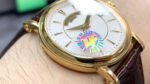 ZF Factory Patek Philippe Calatrava 5153J-001 38mm Yellow Gold Leather Strap Silver Dial - Image 5