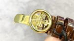 ZF Factory Patek Philippe Calatrava 5153J-001 38mm Yellow Gold Leather Strap Silver Dial - Image 8