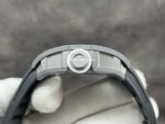 ZF Factory Richard Mille RM 055 42.7mm Titanium Black Rubber Strap Skeletonized White Dial - Image 6
