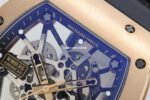 ZF Factory Richard Mille RM035 Rose Gold Rubber Strap Skeletonized Dial - Image 4