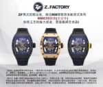 ZF Factory Richard Mille RM035 Titanium Rose Gold Rubber Strap Skeletonized Dial - Image 10
